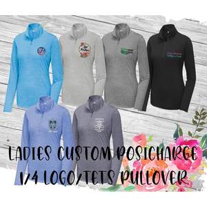 2025 LST407 Custom 1/4 <b>Zip</b> Pullover for Ladies Ladies' Promotional Tri-Blend <b>Hoodie</b> with Your Own Text Logo Stitching - Product Image 4