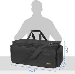 Échantillon gratuit : Sac de rangement pour câbles de voyage, étui pour accessoires électroniques, sac de rangement portable à double couche pour câbles - Product Image 3