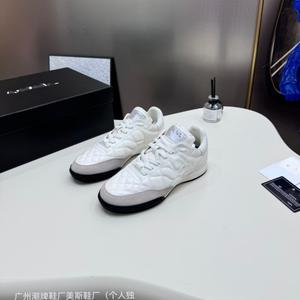 Zapatos de Mujer de Piel Auténtica de Lujo, Suela Plana, Diseño de Rombo, Zapatillas Casuales para Mujer - Product Image 1