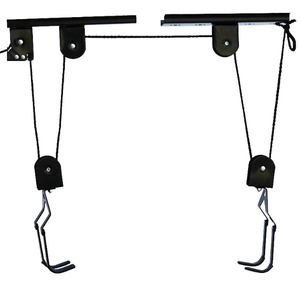 <span class=keywords><strong>Portabici</strong></span> <span class=keywords><strong>da</strong></span> <span class=keywords><strong>Soffitto</strong></span> in Acciaio per Kayak con Sistema di Sollevamento a Puleggia, Montaggio a Parete, 54x28x28cm - Product Image 5