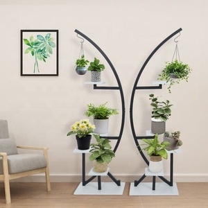 Étagère <span class=keywords><strong>de</strong></span> présentation intérieure <span class=keywords><strong>en</strong></span> métal à 6 niveaux <span class=keywords><strong>en</strong></span> forme <span class=keywords><strong>de</strong></span> demi-<span class=keywords><strong>lune</strong></span> supports <span class=keywords><strong>de</strong></span> plantes pour <span class=keywords><strong>la</strong></span> maison balcon patio jardin décor sol Pots <span class=keywords><strong>de</strong></span> fleurs jardinières - Product Image 3