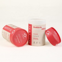 En gros personnalisé rond tube en carton emballage capsules