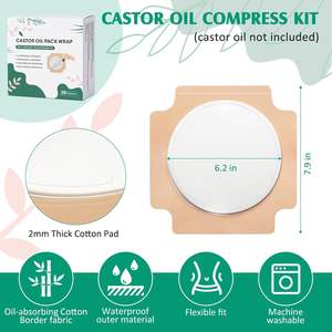 畅销产品2025 OEM ODM天然草药蓖麻油肌肉补丁缓解补丁 - Product Image 6