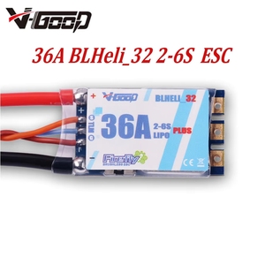 VGOOD 36A BLHeli_32 บิต 2-6S บลัชเลส ESC โดรนแข่ง RC พร้อมระบบ Telemetry DSHOT1200 - Product Image 6