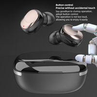 Earbud TWS BT5.4 Tahan Air IPX4, Bass Subwoofer Kuat, Nyaman Dipakai di Dalam Telinga, Koneksi Otomatis, Mode Tunggal/Ganda, Headphone untuk Olahraga