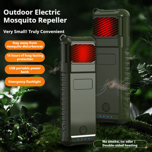 Repelente de mosquitos portátil para exteriores, dispositivo repelente de mosquitos con calefacción de doble cara eléctrico recargable para acampar - Product Image 5