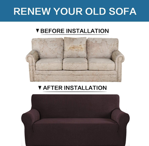 IDOTEX, gran oferta, 4 piezas, funda elástica Jacquard elástica para sofá, 3 <span class=keywords><strong>asientos</strong></span>, 3 plazas, funda para sofá, funda para sofá - Product Image 2