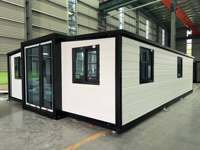 Casa Contenedor Prefabricada Expandible de Lujo de 2 Dormitorios con Panel Sándwich de Acero