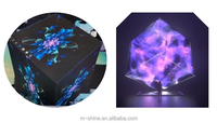 Display LED a Forma di Cubo M-shine P1.8 COB, Schermi LED Irregolari per Pubblicità Interna