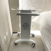 Chariot médical portable blanc à prix d'usine pour machine laser lourde, chariot pour machine IPL ND YAG laser Ems RF