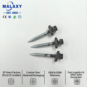 Vis autotaraudeuse Malaxy A2 à tête hexagonale, type <span class=keywords><strong>F</strong></span>, plaquée, pour usage marin - Product Image 1
