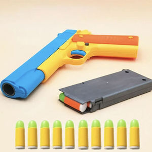 Pistola Giocattolo in Plastica Semi-automatica <span class=keywords><strong>per</strong></span> Bambini, <span class=keywords><strong>per</strong></span> Giochi di Tiro Tattico all'Aperto, con Caricatore Estraibile e Proiettili Morbidi, <span class=keywords><strong>per</strong></span> <span class=keywords><strong>Ragazzi</strong></span> - Product Image 3
