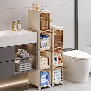 Bán Buôn <span class=keywords><strong>Multilayer</strong></span> Ngăn Kéo Nhựa Lưu Trữ Giá Với Khoảng Cách Không Gian Di Động Nhà Bếp Lưu Trữ Giá Với Ngăn Kéo - Product Image 2