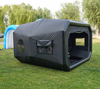 Tente capsule spatiale gonflable rapide pour l'extérieur, imperméable, en PVC, avec colonnes en nylon, pour le camping