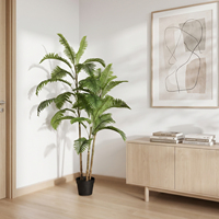 Faux arbustes artificiels, lot de feuilles de fougère persane en plastique, plantes vertes pour intérieur et extérieur, pour la maison, le bureau, les tables de mariage