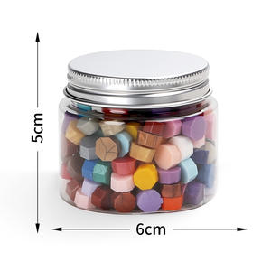 Granulés de cire à cacheter, mélange de couleurs aléatoires, bouteilles en plastique, fournitures de décoration de Noël, kit d'artisanat fait main - Product Image 4