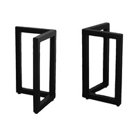 Supports de table en métal personnalisables, usinés CNC, certifiés CE, pour tables de salle à manger, de café ou de bureau