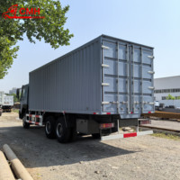 Sinotruk Howo 8x4 12 roues Fast Gear Diesel Carburant Euro 2/3 Conteneur Cargo Van Truck