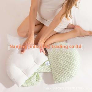 Cuscino di maternità a forma di U per donne incinte cuscino di <span class=keywords><strong>allattamento</strong></span> per il sonno del lato estivo del ventre con protezione della vita per le donne incinte - Product Image 4