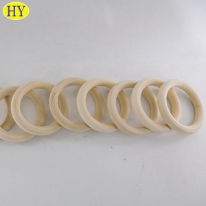 Cercle en <span class=keywords><strong>bois</strong></span> inachevé bricolage cadre <span class=keywords><strong>anneau</strong></span> cerceaux ronds macramé anneaux pour bricolage artisanat - Product Image 3