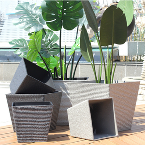 P448 Big <strong>Cheap</strong> Flower Pot <strong>Planter</strong> Indoor <strong>Large</strong> <strong>Outdoor</strong> Decorative Plastic Flower Pots Wholesale for Plants - Product Image 1