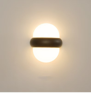 Applique murale <span class=keywords><strong>LED</strong></span> extérieure IP65 étanche noire 12W pour cour, couloir, porte d'entrée, balcon, <span class=keywords><strong>terrasse</strong></span>, hôtel - Product Image 1