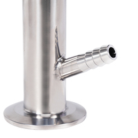 Venta de Fábrica: Válvula de Muestra Manual de Acero Inoxidable de 1.5 pulgadas, de Alta Eficiencia y Bajo Mantenimiento, para Tanques de Fermentación, Kits de Válvulas Metálicas para Cerveza y Agua