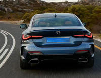 Lame arrière en fibre de carbone, accessoire noir brillant pour voiture, BMW, série 4 G22