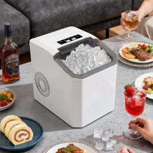 Furniture Countertop <b>Ice</b> <b>Maker</b> <b>Machine</b> for Home Kitchen, Portable Electric Nugget Size <b>Ice</b> <b>Cube</b> Making <b>Machine</b> - Product Image 5