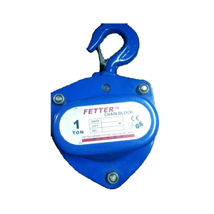 Fetter Chain Pulley Block 1 Ton Capacity 3m Lift Manual Chain <b>Hoist</b> Heavy Duty Steel Lifting Equipment For Sale - Product Image 1