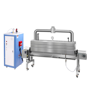 Máquina de Túnel de Termoencogimiento de Etiquetas de Plástico para Latas de <span class=keywords><strong>Cerveza</strong></span>/Botellas de Vidrio/Frascos con Generador de Vapor - Product Image 1