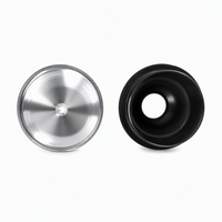 Pièces de tube conique à bride usinées CNC de précision en acier inoxydable 304, sur mesure OEM, polies, brossées, anodisées noires