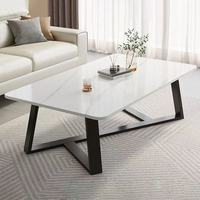 Table basse moderne minimaliste et légère en ardoise de luxe pour petits appartements Table d'appoint de forme irrégulière pour le salon Internet