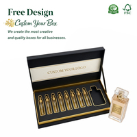 Caja de Perfume Personalizada con Incrustaciones, Caja de Regalo para Perfume, Empaque para Botellas de Lujo y Set de Muestras, Venta al Por Mayor, MOQ Bajo, Alta Calidad