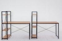 Haute qualité Simple hauteur réglable étagère cadre en métal bureau d'ordinateur de bureau