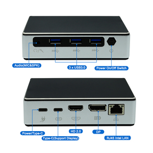 Eglobal มินิพีซีแบบพกพา10th คอร์ I7 1060NG7,ใหม่ล่าสุดคอมพิวเตอร์เดสก์ท็อปสำหรับเล่นเกมรองรับ RTC ปลุก On LAN เปิดเครื่องอัตโนมัติแสดงผล3หน้าจอ - Product Image 5