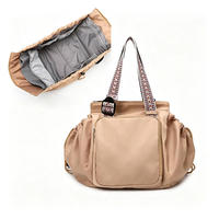 Mochila Pañalera Plegable Personalizada OEM, Expandible, con Correa para Equipaje, para Viajes