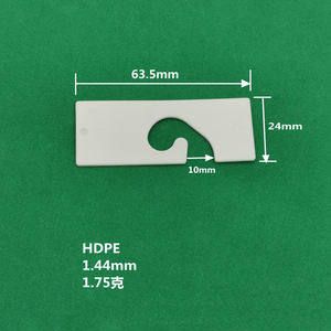 ตะขอแขวนพลาสติกแบบใส J Hole หนา 1.44 มม. - Product Image 1