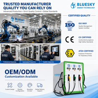 Estación de Combustible Móvil Mini Contenedor BLUESKY 3000L, Dispensador de Diésel/Gasolina con Bomba Integrada, Tanque de 750W 110V/220V para Filipinas