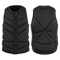 Gilet de sauvetage personnalisé pour sports nautiques, adulte, néoprène, léger, fermeture éclair intégrale, pour wakeboard, surf, PWC, jet-boat, ski nautique