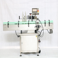 Applicateur d'étiquettes de pot rond Jianfeng Machine d'étiquetage d'étiquettes de bureau de bouteille de vin semi-automatique