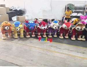 Skuter listrik mainan berkendara uniseks, dioperasikan baterai kuda mewah sempurna untuk mal dengan anak-anak dan dewasa - Product Image 4