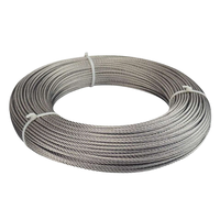 Câble d'embrayage de commande de moto en acier à haute teneur en carbone, structure 1*19/7*7, finition en zinc léger, acier à tranchage à froid