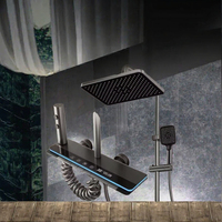 Meilleures ventes : Ensembles de douches à 3 poignées avec affichage LED et design carré, avec cartouche céramique - Luxe pour Salle de bain/Hôtel/SPA |   Alibaba