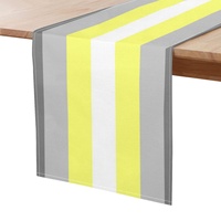 Deminonbinary Chemin de table imprimé en polyester, série arc-en-ciel gay personnalisée, idéal pour la mise en scène de fêtes à thème, la décoration de la salle à manger à la maison