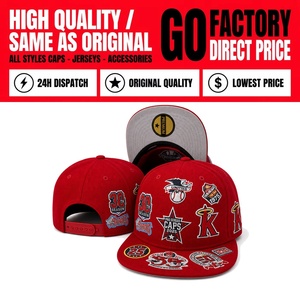 Nuovo Stile Cappellini da Baseball Unisex con Ricamo Personalizzato a 6 Pannelli, Berretti Fitted Original Era Fifty, Snapback - Product Image 1