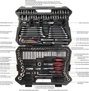 ชุดเครื่องมือช่าง STARWORK TRUE MECHANIC 314 ชิ้น ชุดซ็อกเก็ต ชุดเครื่องมือมืออาชีพ ระบบเมตริก ผลิตจากเหล็กโครเมียมวานาเดียม พร้อมกล่องพลาสติก - Product Image 3