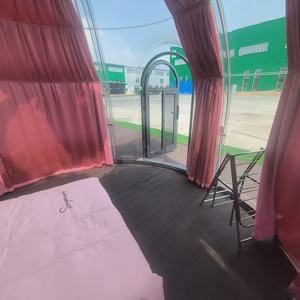 Starshine <span class=keywords><strong>Maison</strong></span> capsule de haute qualité, tente préfabriquée, <span class=keywords><strong>maison</strong></span> bulle, igloo, dôme géodésique pour le glamping en plein air - Product Image 2