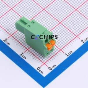 1881325 Plug-in Terminal Block Connector ( Pitch: 2.5mm )( Color: Green )( Total PIN Count: 2P )( Number of Rows: 1 ) - Product Image 1