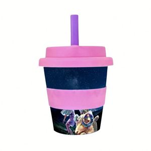 Vasos de Fibra de Bambú de 4 Onzas, Ecológicos, Reutilizables, Personalizados, Taza Pequeña de 120 ml con Tapa para Niños - Product Image 2
